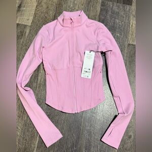 Alo Airbrush Corset Full Zip Jacket